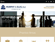 Tablet Screenshot of businesslawjax.com